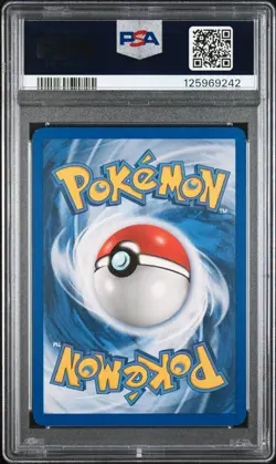 2004 POKEMON SPANISH EX RUBY & SAPPHIRE #13 SWAMPERT-HOLO PSA 8 - Image 2