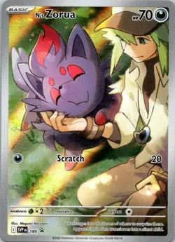 N's Zorua 189 PROMO - JOURNEY TOGETHER (NEAR MINT) Pokemon: (SKU 1-4) - Image 1