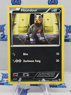 Houndour 74/124 Dragons Exalted Pokemon LP - Image 2