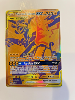 Pikachu & Zekrom GX SM248 Sm Holo Pokemon Card - Image 1