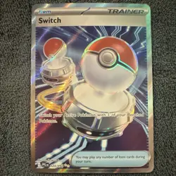 Switch 123/094 Me02 Phantasmal Flames Ultra Rare Holo Pokemon TCG Card NM - Image 1