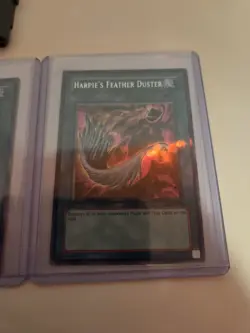 Yu-Gi-Oh! Konami 3 Card Lot Sinister Serpent Harpie's Feather Duster SDD + Game - Image 4