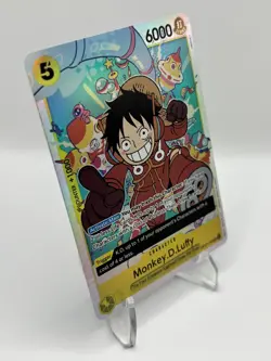 One Piece CCG Monkey.D.Luffy OP07-109 SR - ERROR CARD English - PACK FRESH MINT - Image 4