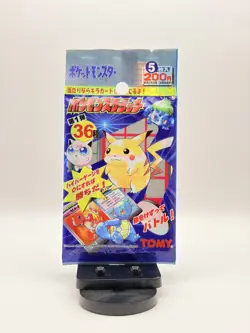 1997 Pokemon TOMY Scratch Card Series 1 Booster Pack New Sealed Japanese - Image 1