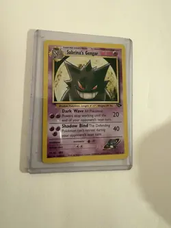 Pokemon TCG Sabrina's Gengar Gym Challenge 29/132 Unlimited Edition Rare Card - Image 2