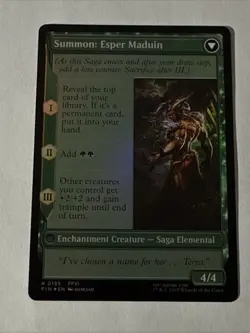 Esper Origins Final Fantasy Foil Rare Collectible Card - Image 3