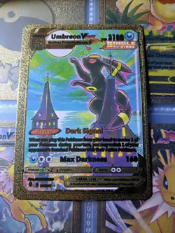 VMAX Full Art Gold Foil Display Card (Moonbreon) Mint - Image 1