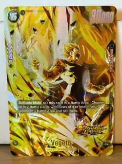 Dragon Ball Super Card Game Vegeta Bonus Pack ALT ART FS09-15 - Image 1