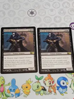 C3076 MAGIC MTG CORE SET 2010 ROYAL ASSASSIN 2X #110 RARE LP - Image 1