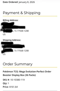 Pokemon TCG: Mega Evolution-Perfect Order Booster Display Box (36 Packs) Presale - Image 2