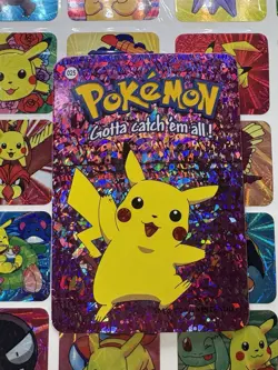 Pokemon Rare Vintage Vending Machine Holo prism sticker Nintendo 2000 Pikachu - Image 2