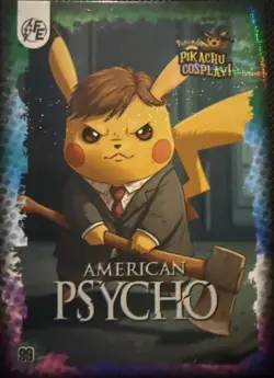 American Psycho (Pikachu) #99 - Galaxy Holo - Electric Pikachu Cosplay - Pokemon - Image 1