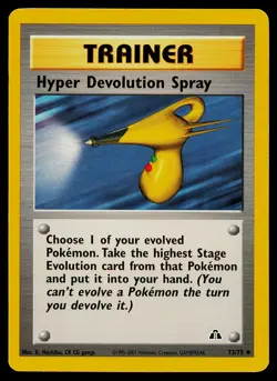 Pokemon Card Hyper Devolution Spray 73/75 Neo Discovery - Image 1