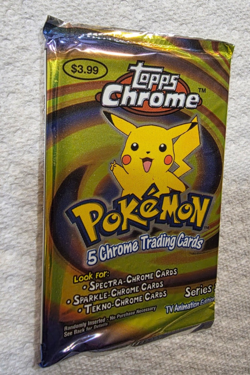 Pokemon Topps Chrome Series 1 Booster Pack - Vintage, Sealed, RARE! - Image 2