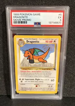 Pokemon: Dragonite Wotc Movie Promo - #05/53 - PSA 5 - Image 1