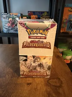 Pokemon TCG Scarlet & Violet Paldea Evolved Half Booster Box 18 Packs New Sealed - Image 1