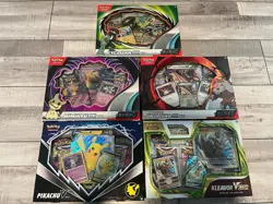 NEW Pokemon Mixed Lot of 5 Mimikyu Pikachu Kleavor Cyclizar Ursaluna Box SEALED - Image 1