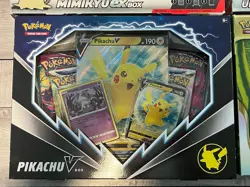 NEW Pokemon Mixed Lot of 5 Mimikyu Pikachu Kleavor Cyclizar Ursaluna Box SEALED - Image 2