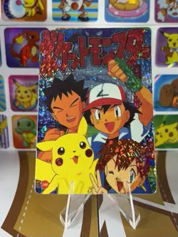 Pokemon Vintage Vending Machine Holo prism Nintendo 1998 Bandai Rare sticker - Image 2