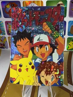 Pokemon Vintage Vending Machine Holo prism Nintendo 1998 Bandai Rare sticker - Image 3