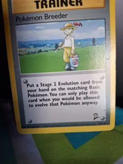 Pokemon Breeder 105/130 Base Set 2 Regular MP+ - Image 5