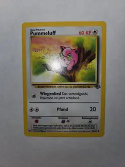 Pokemon Pummeluff (Jigglypuff ) 54/64 - GERMAN Jungle Set - Never Played NM/M - Image 1