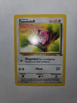 Pokemon Pummeluff (Jigglypuff ) 54/64 - GERMAN Jungle Set - Never Played NM/M - Image 2