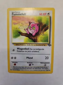 Pokemon Pummeluff (Jigglypuff ) 54/64 - GERMAN Jungle Set - Never Played NM/M - Image 3