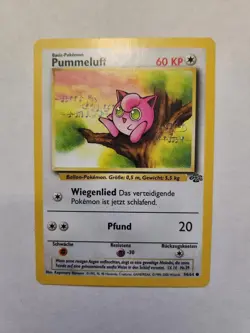Pokemon Pummeluff (Jigglypuff ) 54/64 - GERMAN Jungle Set - Never Played NM/M - Image 4