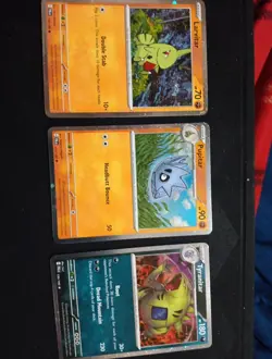 Pokemon TCG Larvitar Pupitar Tyranitar - Cosmo Holo - Image 1