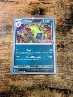 Tyranitar 135/193 Paldea Evolved Stamped Promo Cosmos Holo Rare Pokemon NM-MT - Image 1