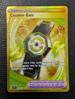 Counter Gain - 249/191 Surging Sparks (Pokemon) Golden Hyper Rare - Image 1