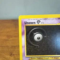 Unown [C] 57/105 Uncommon Neo Destiny Pokemon NM - Image 2