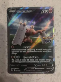 Conkeldurr V Alternate Full Art OC 074/078 Pokemon GO Holo NEAR MINT +🎁 - Image 1