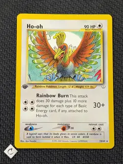 Ho-oh 18/64 - Neo Revelation 1st Edition Non-Holo Rare Pokemon TCG NM - Image 1