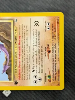 Aerodactyl 15/64 - Neo Revelation 1st Edition Non-Holo Rare Pokemon TCG NM - Image 5