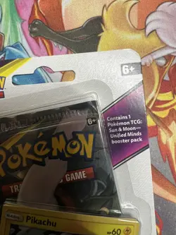 Pokemon Sun & Moon Unified Minds Checklane Coin Blister Pikachu Promo Sealed - Image 5