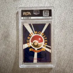 Pokemon TCG 1996 Expansion Pack Poliwrath Holo Rare Japanese #62 PSA 8 - Image 2