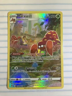 Pokemon TCG Parasect Holo Rare Full Art TG01/TG30 Lost Origin NM Condition - Image 1