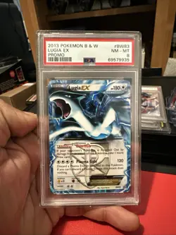 2013 POKEMON B&W PROMO #BW83 LUGIA EX PSA 8 - Image 1