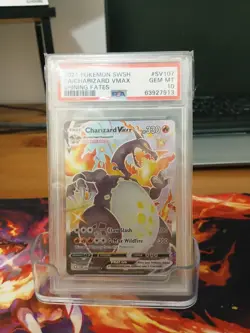 2021 Pokemon—Charizard VMAX #SV107 Shining Fates: Shiny Vault Holo PSA 10 - Image 1