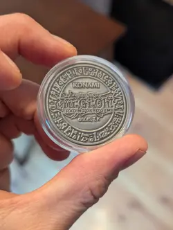YuGiOh Official YCS Pre-Reg Coin Silver | Ojama Trio| Konami - Image 2