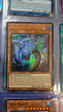 Yugioh Ocean Dragon Lord - Kairyu-Shin LED9-EN017 1st Edition Ultra Rare - Image 1