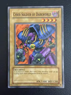 1x Yugioh Cyber Soldier of Darkworld TP1-028 NM - Image 1