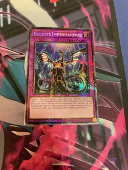 YUGIOH - INFINITE IMPERMANENCE - MP25 - STARLIGHT RARE - NM - 1ST ED - Image 1