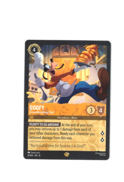 Lorcana - Goofy Groundbreaking Chef - 4/204 EN 8 Reign of Jafar - Legendary - Image 1