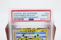 PSA10 SM Promo 2018 282 Yokohama'S Pikachu Pokemon Center/Pokemon Card japanese - Image 3