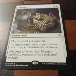 Mtg Solemnity LP Hour Of Devastation White Enchantment Magic Card Rare - Image 3