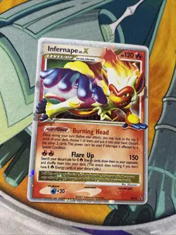 Infernape Lv. X DP10 2007 D&P Black Star Promo Pokemon Card TCG Holo Rare - Image 1