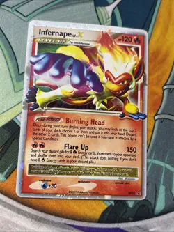 Infernape Lv. X DP10 2007 D&P Black Star Promo Pokemon Card TCG Holo Rare - Image 3